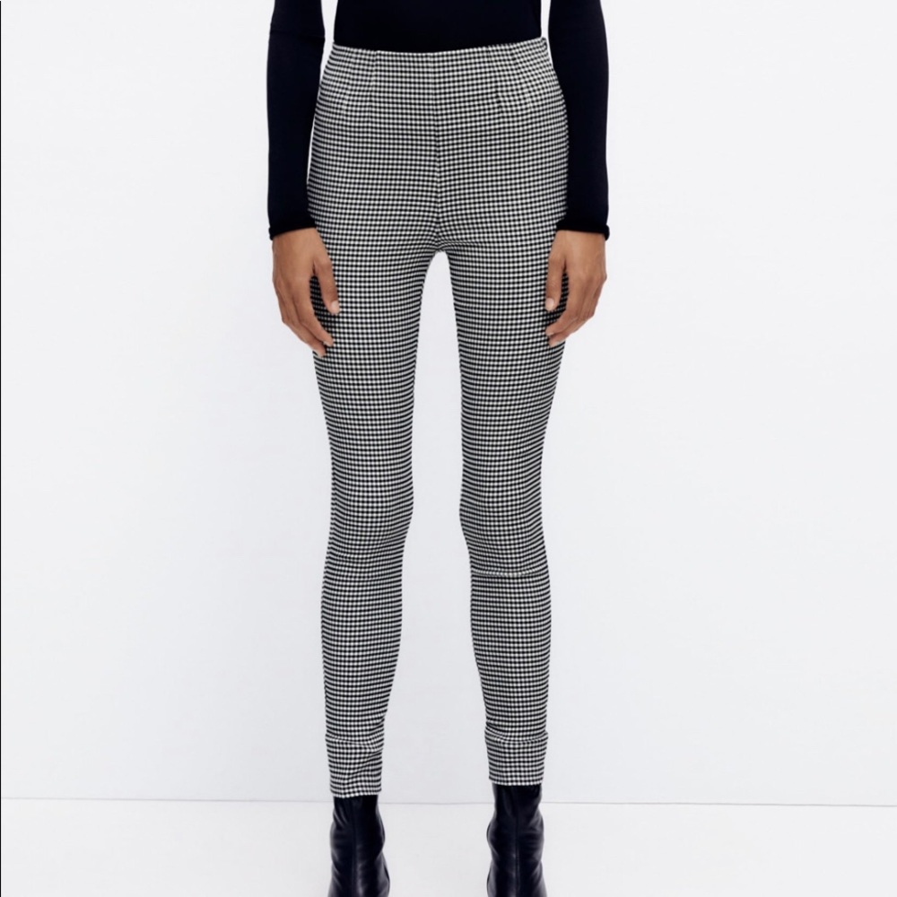 ZARA High waisted pants with zipper